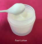 Cooling Peppermint Foot Lotion or Cream
