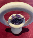 Natural Wood Purple Stone Diffuser