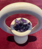 Natural Wood Purple Stone Diffuser