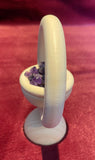 Natural Wood Purple Stone Diffuser