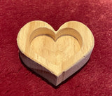 Natural Wood Mini Heart Diffuser