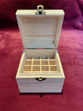 Natural Wood Essential Oil Storage Box (Medium)