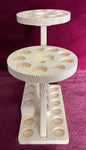 Natural Wood Essential and Carrier Oil Display Tree