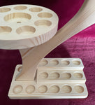 Natural Wood Essential and Carrier Oil Display Tree