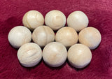 Natural Wood Mini Essential Oil Diffuser Balls