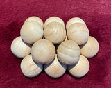 Natural Wood Mini Essential Oil Diffuser Balls