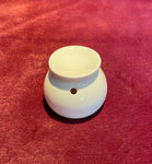 Mini Round Tea-Light Essential Oil Burner (White)