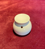 Mini Round Tea-Light Essential Oil Burner (White)
