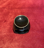 Mini Round Tea-Light Essential Oil Burner (Black)