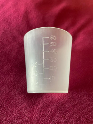 60ML Calibrated Plastic Measuring Cup